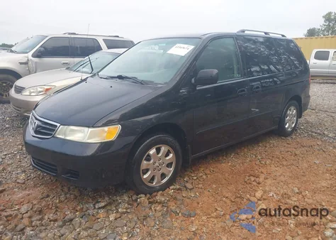2004 Honda Odyssey Ex-L из США, поврежденный, VIN 5FNRL18924B004968